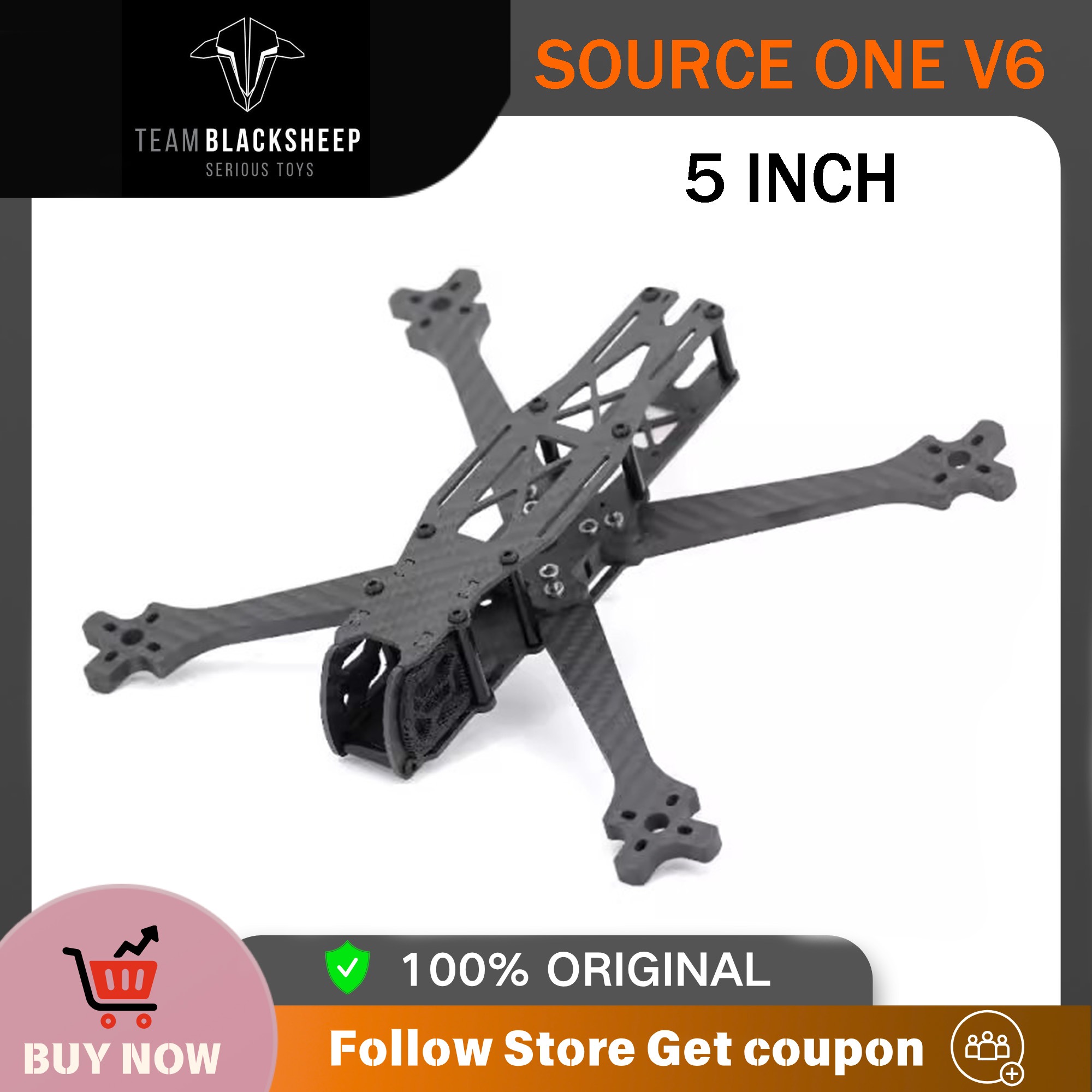 Tbs Fpv Source One - チーム・ブラックスヒープ TBS SOURCE ONE V6 5インチ