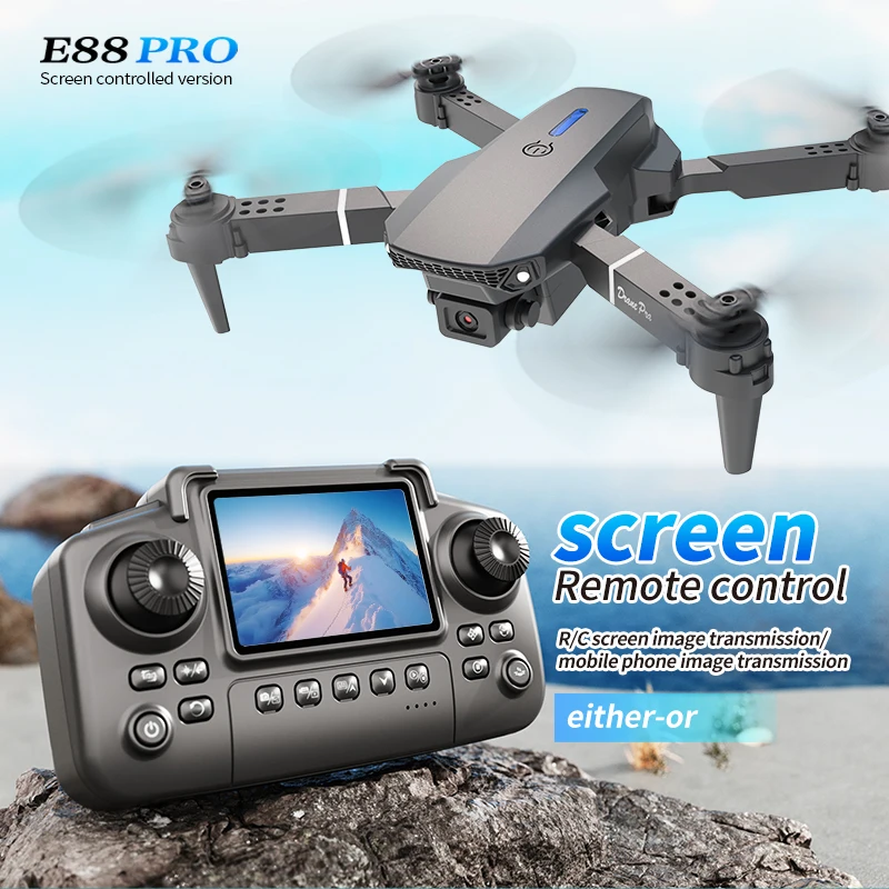 Drone Lidar - プロフェッショナル E88 プロドローン スクリーン付き 8K HD