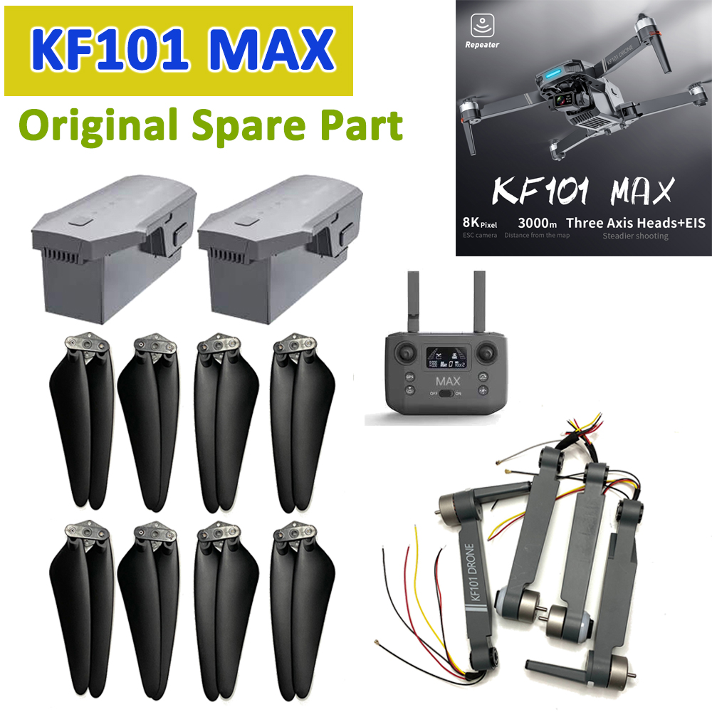Holy Stone Drone Hs720 - オリジナルスペアプロペラkf101 max,スペアパーツ,モーターアーム,フロント/リア,バッテリー/USB充電器,スペアパーツ