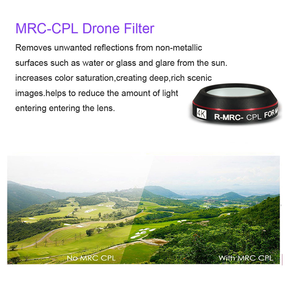 ドローン用mavicプロcpl uvスター中立密度カメラフィ - Drone Ndvi のレビューと価格