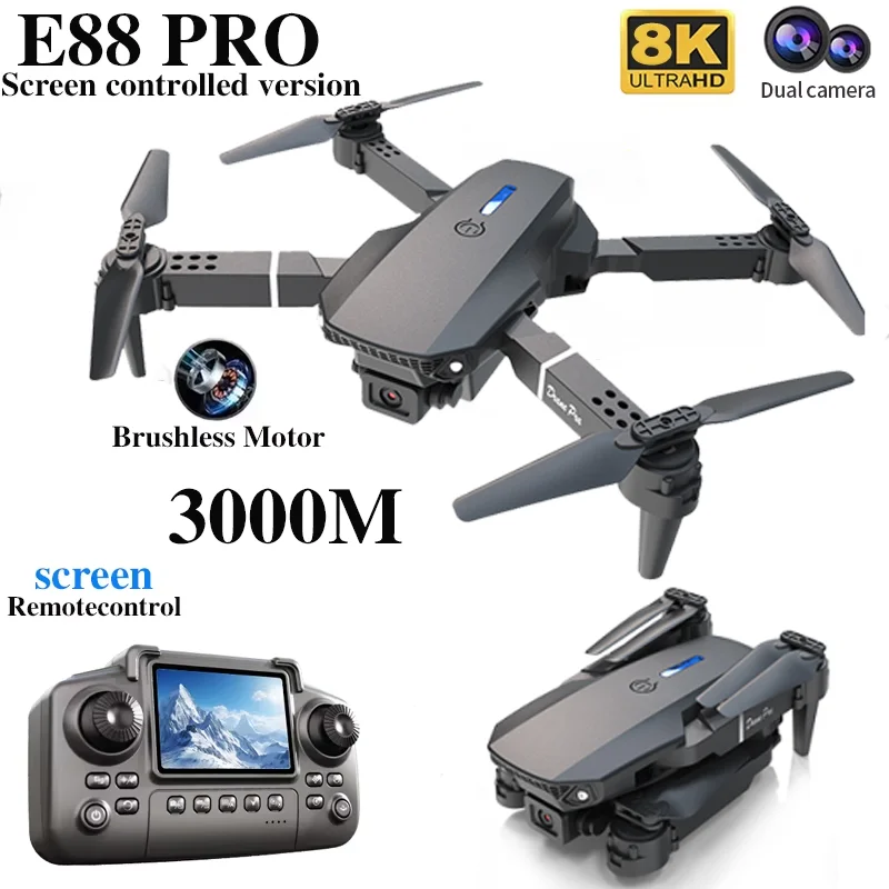 プロフェッショナル E88 プロドローン スクリーン付き 8 - Drone Lidar のレビューと価格