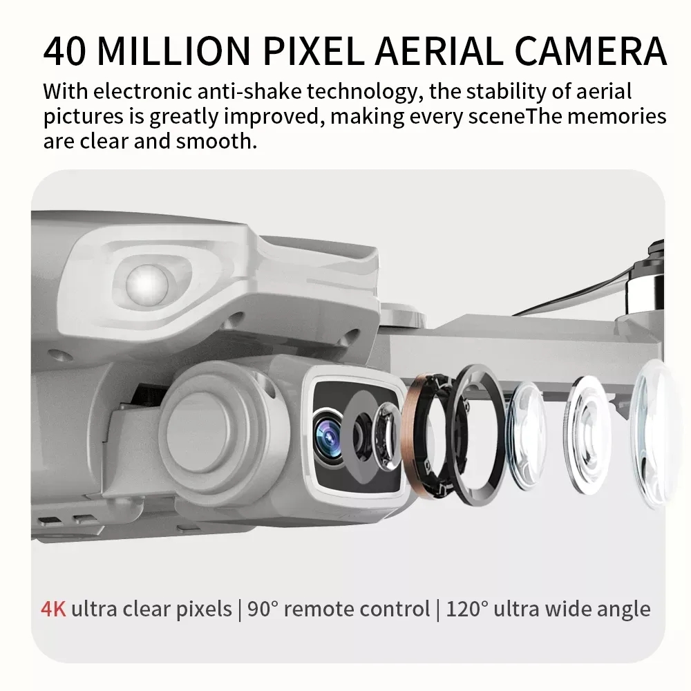 折りたたみ式ブラシレスドローンl900プロ,GPS, 4k, - Drone Lidar のレビューと価格