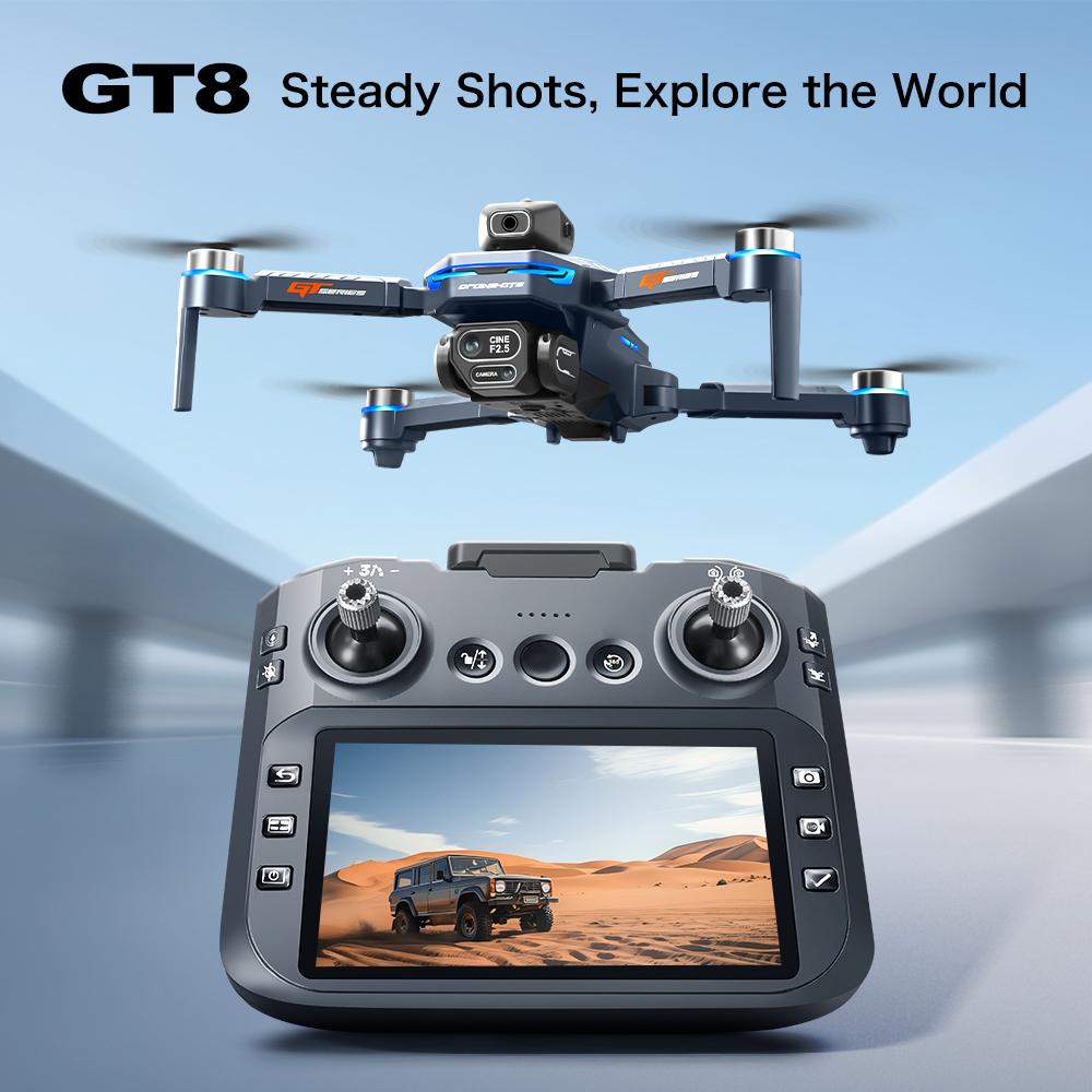 GT8 Max折りたたみ式ドローン 8K HDプロフェッショ - Drone Video Production のレビューと価格