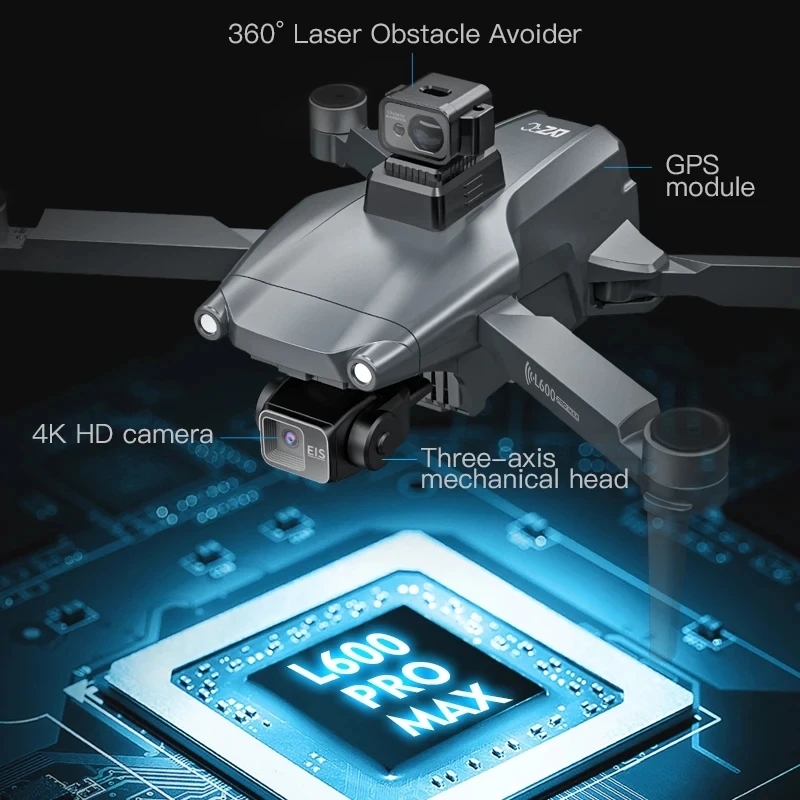 L600 プロマックス GPS ドローンプロフェッショナル  - Drone Lidar のレビューと価格